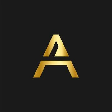 Initial letter A logo design Template. Letter A logo icon design elements. Stock Illustration
