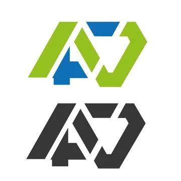 Initial letter logo design template Pro Vector Stock Illustration