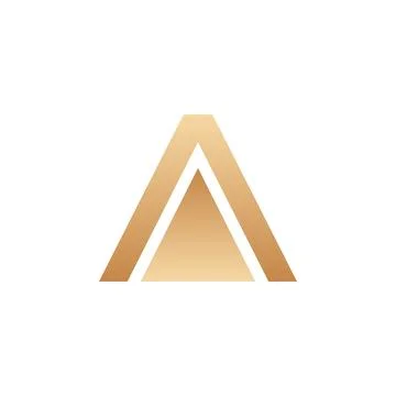 Initial letter a logo Stock Illustration