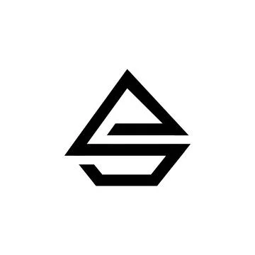 Initial letter AS logo or SA logo vector design template Stock Illustration