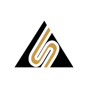 Initial letter AS logo or SA logo vector design template Stock-Illustration