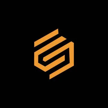 Initial letter is logo or si logo vector design template Illustrazione stock