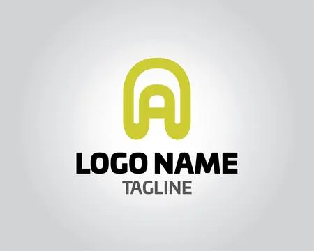 Initial letter A logo vector design template abstract alphabet A logo vecto.. Illustrazione stock