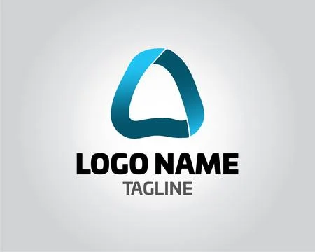 Initial letter A logo vector design template abstract alphabet A logo vecto.. Illustrazione stock