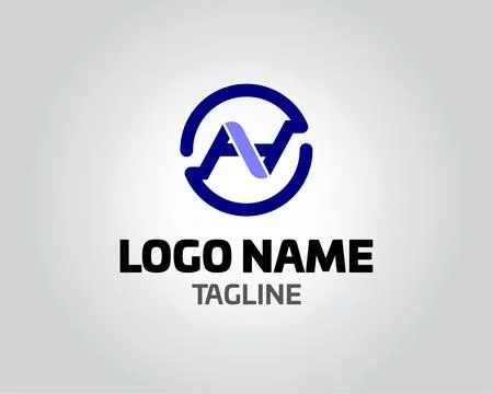 Initial letter A logo vector design template abstract alphabet A logo vecto.. Stock Illustration