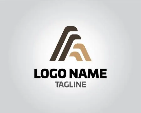 Initial letter A logo vector design template abstract alphabet A logo vecto.. Stock Illustration