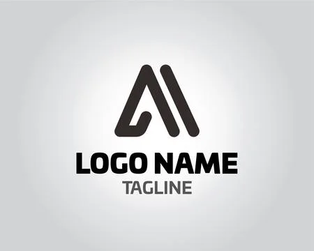 Initial letter A logo vector design template abstract alphabet A logo vecto.. Stock Illustration