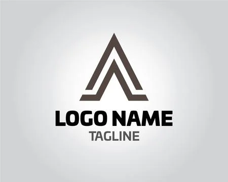 Initial letter A logo vector design template abstract alphabet A logo vecto.. Stock Illustration