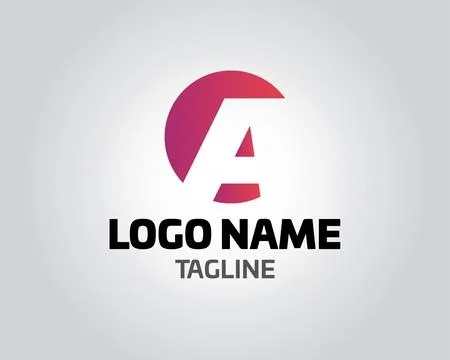 Initial letter A logo vector design template abstract alphabet A logo vecto.. Stock Illustration