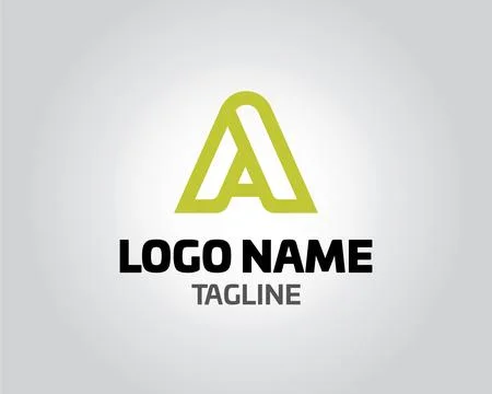Initial letter A logo vector design template abstract alphabet A logo vecto.. Stock Illustration