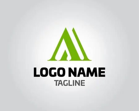 Initial letter A logo vector design template abstract alphabet A logo vecto.. Stock Illustration