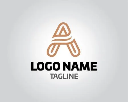 Initial letter A logo vector design template abstract alphabet A logo vecto.. Stock Illustration