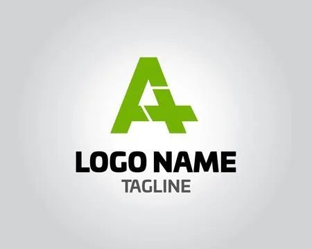 Initial letter A logo vector design template abstract alphabet A logo vecto.. Illustrazione stock