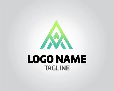 Initial letter A logo vector design template abstract alphabet A logo vecto.. Stock Illustration