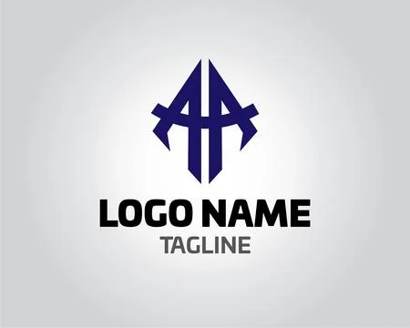 Initial letter A logo vector design template abstract alphabet A logo vecto.. Stock Illustration
