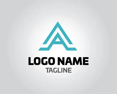 Initial letter A logo vector design template abstract alphabet A logo vecto.. Stock Illustration