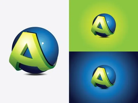 Initial letter A logo vector design template Stock Illustration