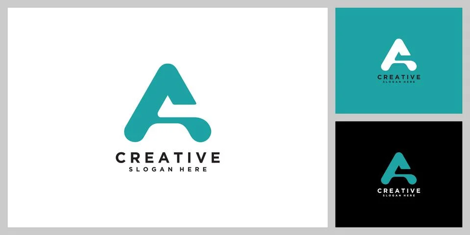 Initial letter a logo vector design Stock Illustration