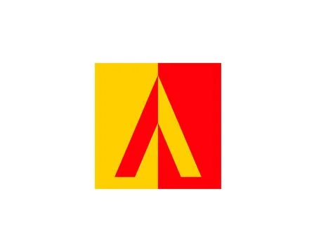 Initial letter A logo vector design template Stock Illustration