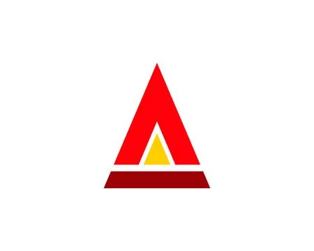 Initial letter A logo vector design template Stock Illustration