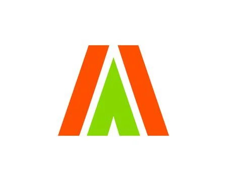 Initial letter A logo vector design template Stock Illustration