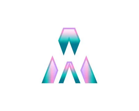 Initial letter A logo vector design template Stock Illustration