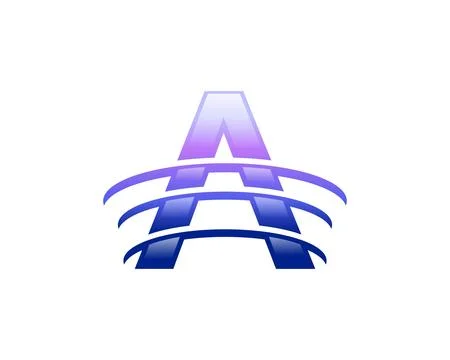 Initial letter A logo vector design template Stockillustratie