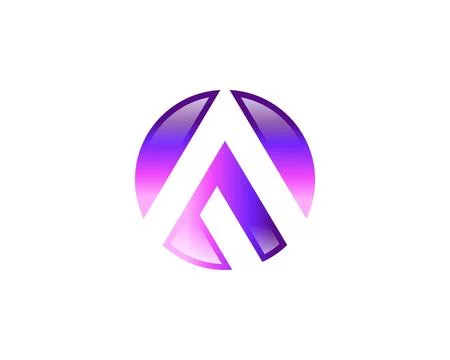 Initial letter A logo vector design template Stock Illustration