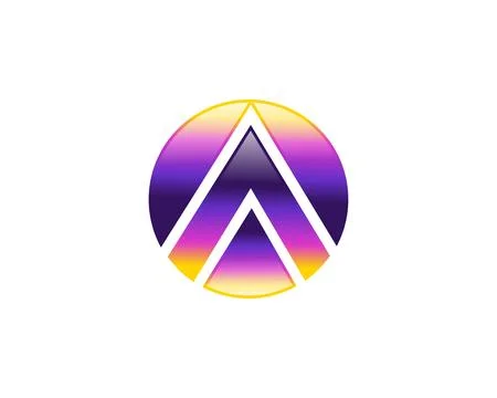 Initial letter A logo vector design template Stock Illustration
