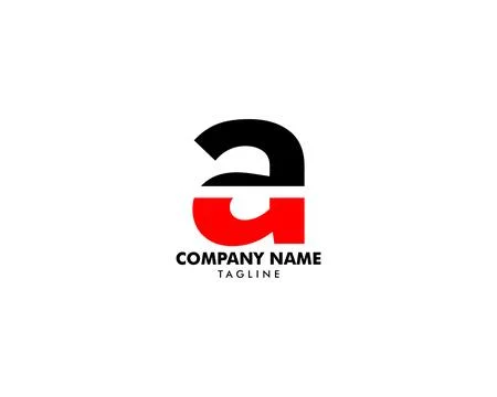 Initial Letter A Logo Vector Design Template Illustrazione stock