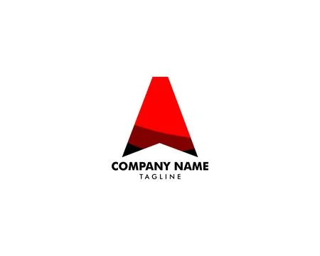 Initial Letter A Logo Vector Design Template Stockillustratie