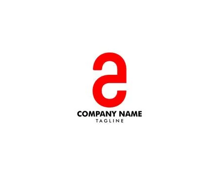 Initial Letter A Logo Vector Design Template Illustrazione stock