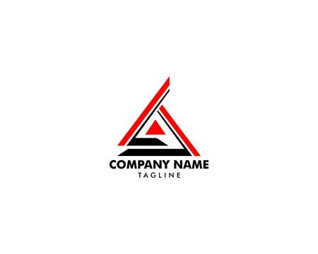 Initial Letter A Logo Vector Design Template Stockillustratie