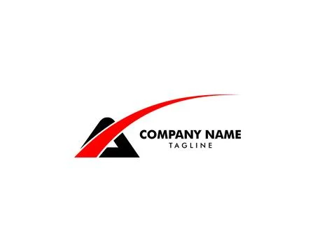 Initial Letter A Logo Vector Design Template Stock Illustration