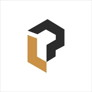 Initial letter LP logo or PL logo vector design template Stock Illustration
