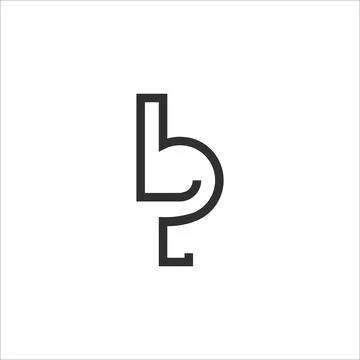 Initial letter LP logo or PL logo vector design template Stock Illustration