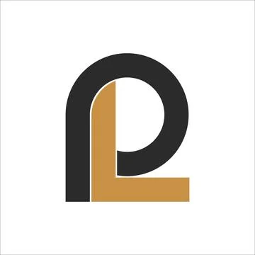 Initial letter LP logo or PL logo vector design template Stock Illustration