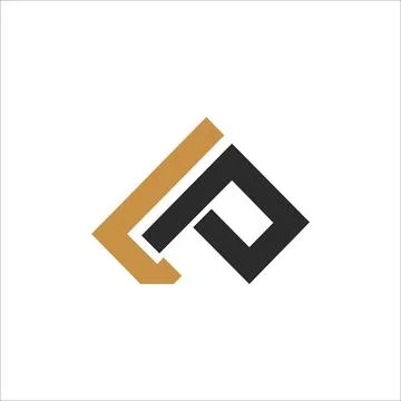 Initial letter LP logo or PL logo vector design template Stock Illustration