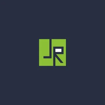 Initial letter LR logo or RL logo vector design template Stock Illustration