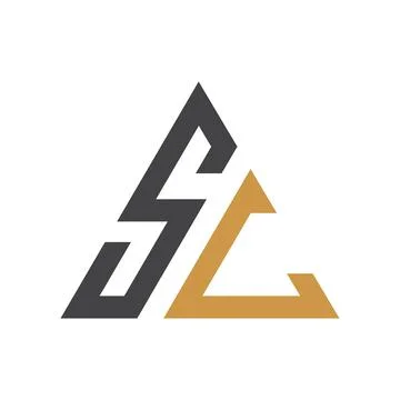 Initial letter LS logo or SL logo vector design template Illustrazione stock