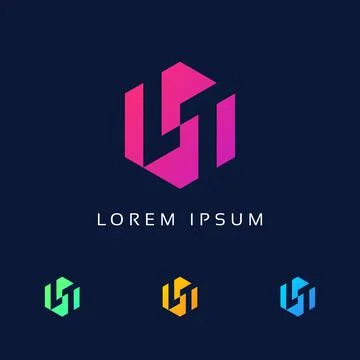 Initial Letter LT Logo Design, Letter Logo, Technology Company concept Stock Illustration