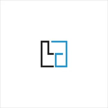Initial letter LT logo or TL logo vector design template Stock Illustration