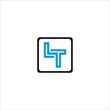 Initial letter LT logo or TL logo vector design template Stock Illustration