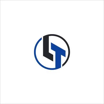 Initial letter LT logo or TL logo vector design template Stock Illustration