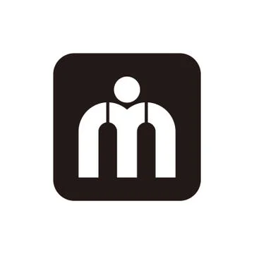 Initial / Letter M for logo Stock Illustration