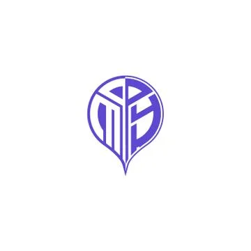 Initial letter M Y Modern and unique location design 스톡 일러스트