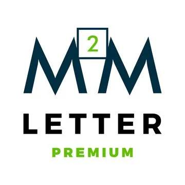Initial Letter M2M Icon Vector Logo Template Illustration Design 스톡 일러스트