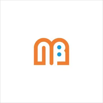 Initial letter MB logo or BM logo vector design template Stock Illustration