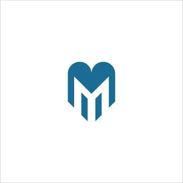 Initial letter MB logo or BM logo vector design template Stock Illustration