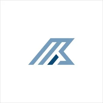 Initial letter MB logo or BM logo vector design template Stock Illustration